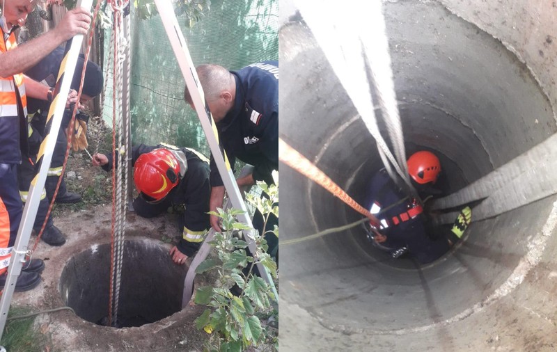 O femeie din Vaslui, salvată la limită după ce a căzut într-o fosă septică adâncă de 6 metri. „S-a născut a doua oară”