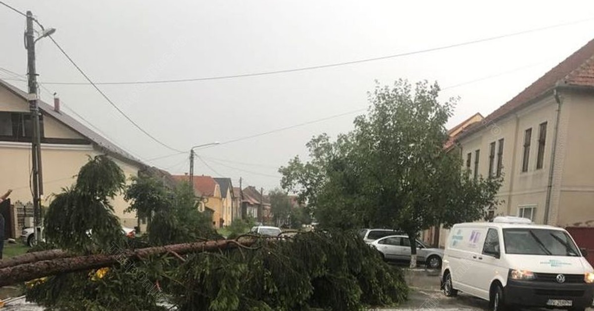 Inundații în Bistrița