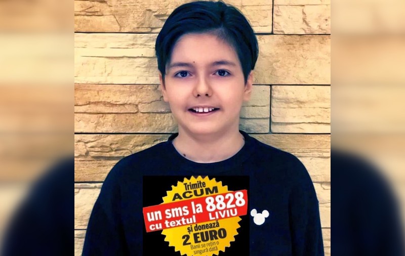 Viața lui Liviu, olimpic la engleză, depinde de 70.000 de euro. Copilul de 11 ani, bolnav de cancer, maladia morbus osler și hidronefroză, poate fi tratat în Austria
