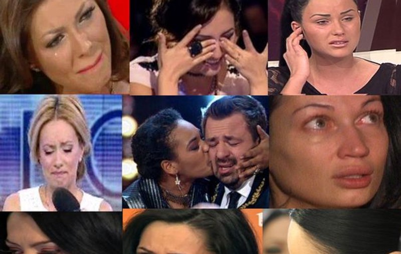 PLÂNGĂCIOȘII din showbiz! Ele sunt VEDETELE care au VĂRSAT LACRIMI la TV, în fața întregii țări 