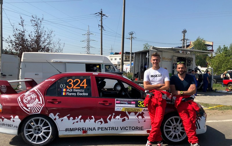 Clujenii au pornit în cursa spre titlu. O echipă de la Transilvania Rally concurează cu sigla CFR-ului