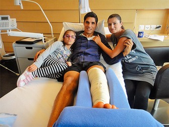 Cristian Ianu a avut parte în carieră şi de accidentări dure