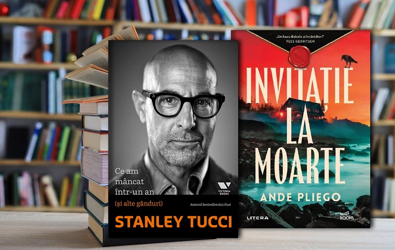 Porția de carte. Cronica meselor lui Stanley Tucci/Puzzle mortal între scriitori