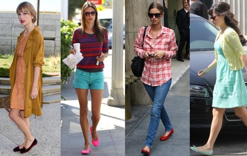 Moda 2013: 5 balerini coloraţi sub 150 de lei. Uite cum să-i porţi!