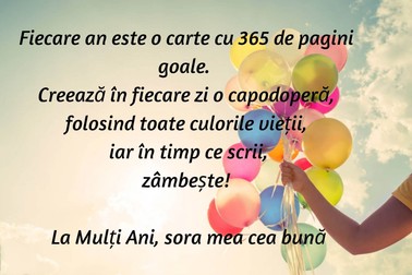 Mesaje pentru zile de naștere!