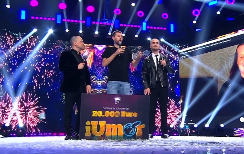 Câștigătorul „iUmor” 2021, sezonul 11. Virgil Ciulin a primit marele premiu în valoare de 20.000 de euro