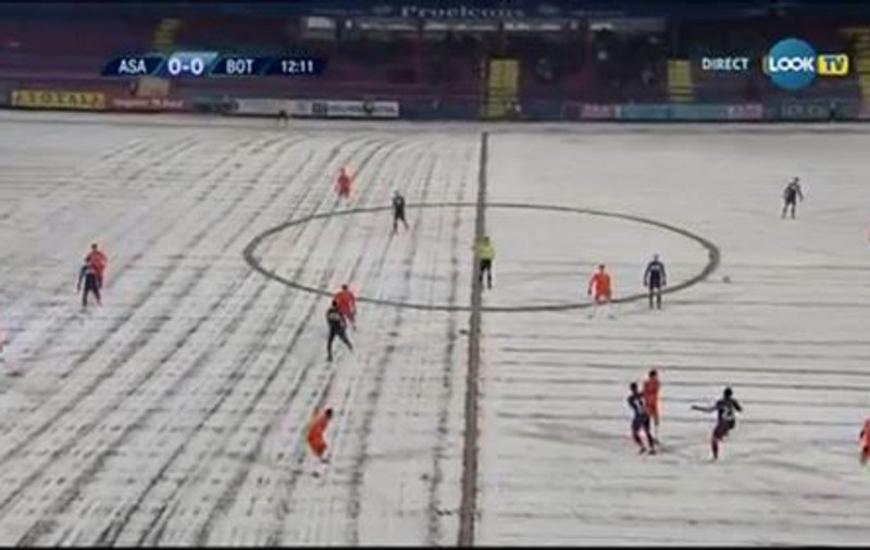 Liga 1, etapa 19. ASA Târgu Mureş - FC Botoşani 2-0. Victorie pe zăpadă! Mureșenii s-ar putea retrage în iarnă din campionat!
