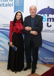 Vladimir Găitan, alături ed Alexandra Dobre, directorul Centrului pentru Senioti al Municipiului Bucuresti