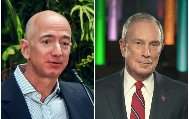 Jeff Bezos și Michael Bloomberg, printre cei mai mari donatori americani din 2020. Elon Musk, dat ca exemplu negativ