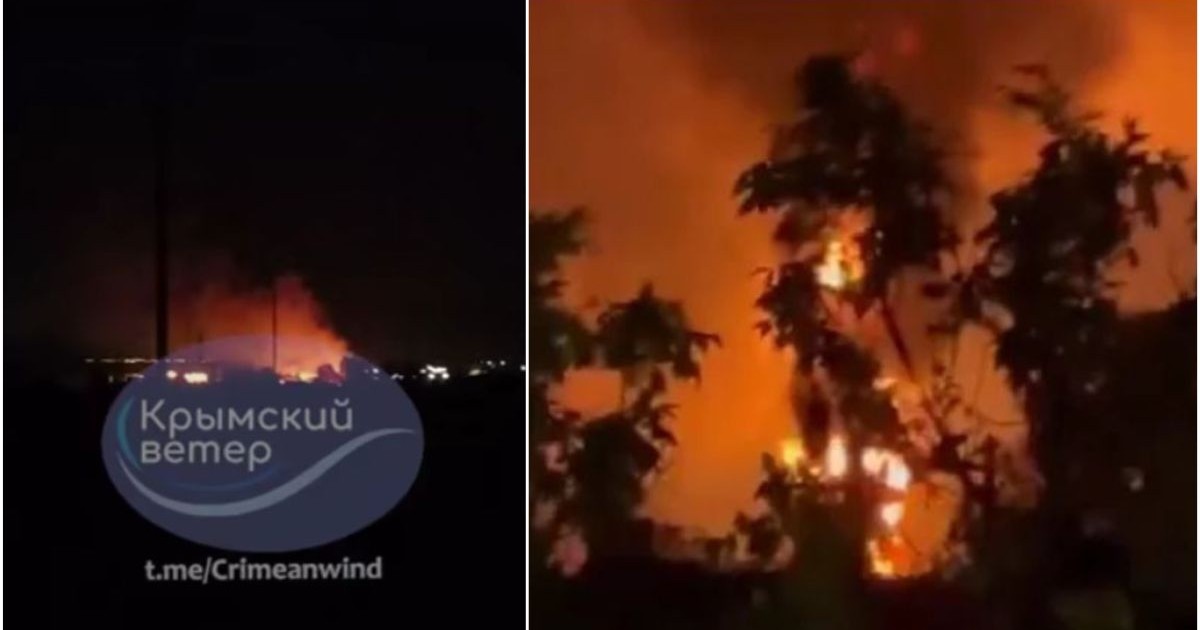 Ucraina a atacat cu drone ținte în Crimeea ocupată și un incendiu lângă aerodromul din Crimeea, după un atac cu drone în noaptea de 2 mai 2025