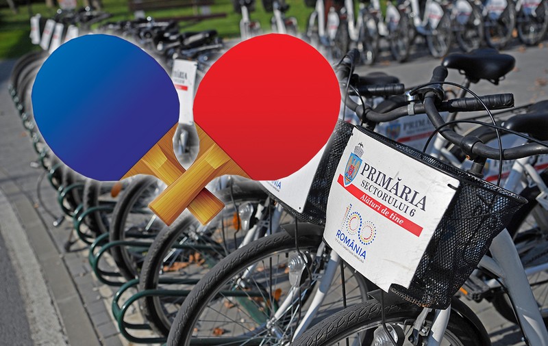 Cheltuieli de pandemie la Primăria Sectorului 6: contract de 28.000 de euro pentru întreținerea bicicletelor din parcuri și 100 de palete de ping-pong. Ce spun oficialii