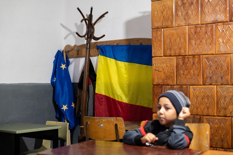 Prima zi de scoala la Stamate, Suceava
