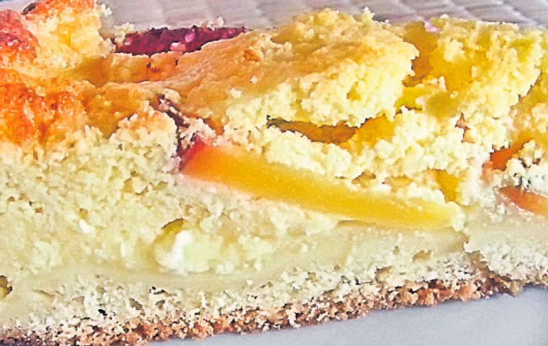 O reţetă pe zi | Tartă cu brânză şi nectarine