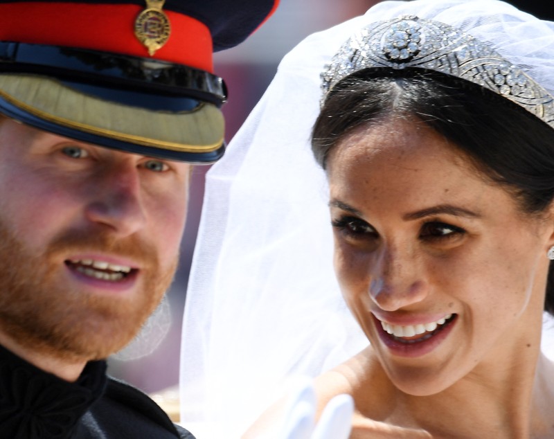 FOTO | Cui a aparținut tiara purtată de Meghan Markle la nunta regală