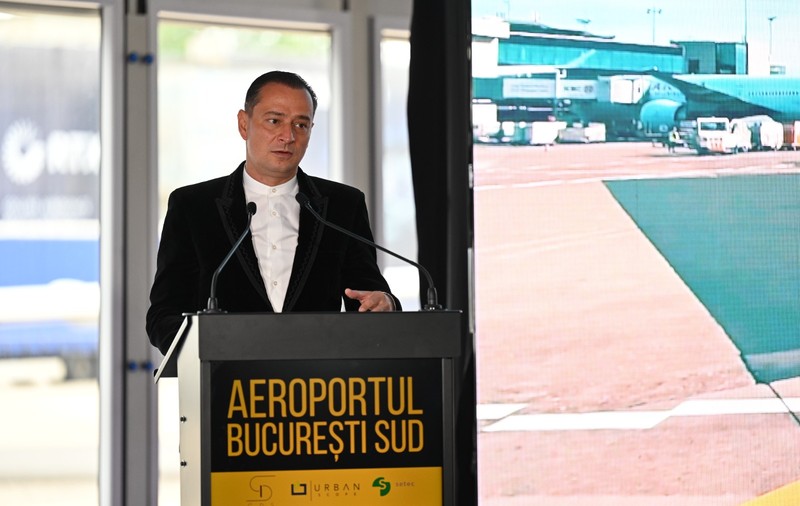 Aeroportul București-Sud, noua poartă de acces către Europa, va deservi peste 11 milioane de pasageri și va permite transportul a minimum 30.000 de tone de mărfuri în fiecare an