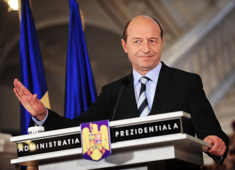 Traian Băsescu, în decembrie 2008. Foto: Profimedia