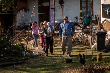 Romică Bordeanu e condus cu alai când pleacă la muncă
