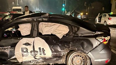 accident cu autoturism Bolt in Pitesti