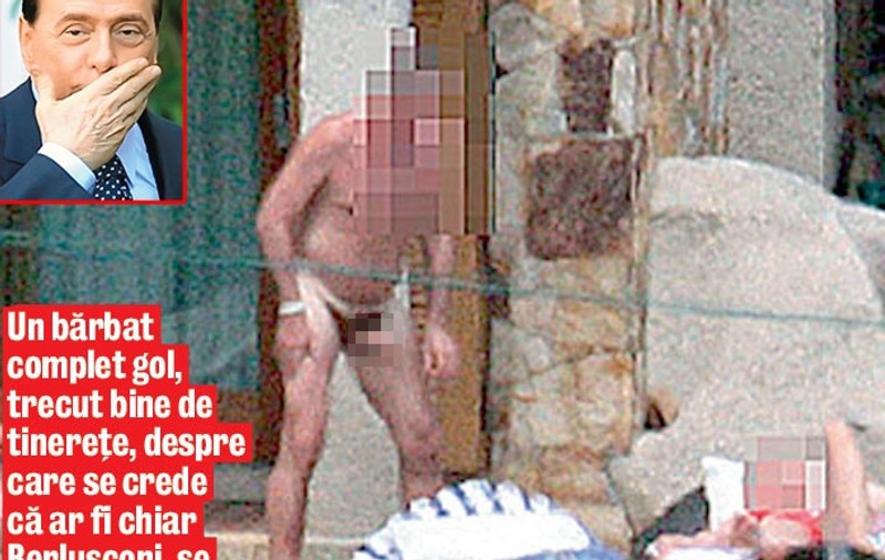 Berlusconi, aşa te plimbi tu prin curtea casei?