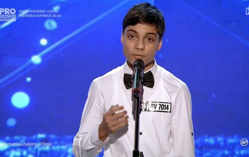 Un nou copil minune la "Românii au talent". Florin Nae a cântat ”Caruso” la Românii au talent, iar juraţilor li s-a făcut pielea de găină | VIDEO