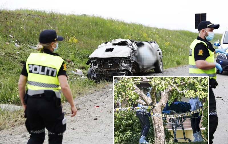 Un român a ucis o tânără în Norvegia, apoi a fugit și a intrat intenționat cu mașina într-o dubă, pe autostradă