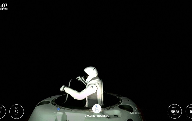 Miliardarul american Jared Isaacman, primul astronaut neprofesionist în spațiu, în misiunea Polaris Dawn a Space X | VIDEO