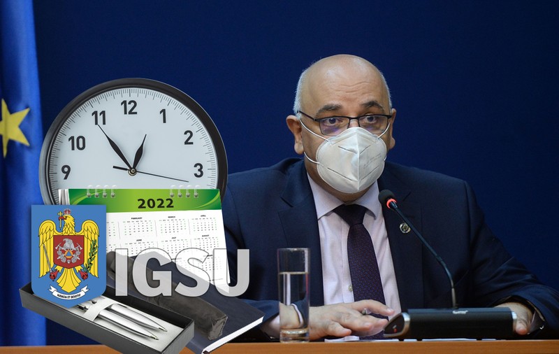 Inspectoratul coordonat de Arafat a dat 120.000 de euro pe cadouri și materiale publicitare - agende și ceasuri de perete personalizate pentru IGSU