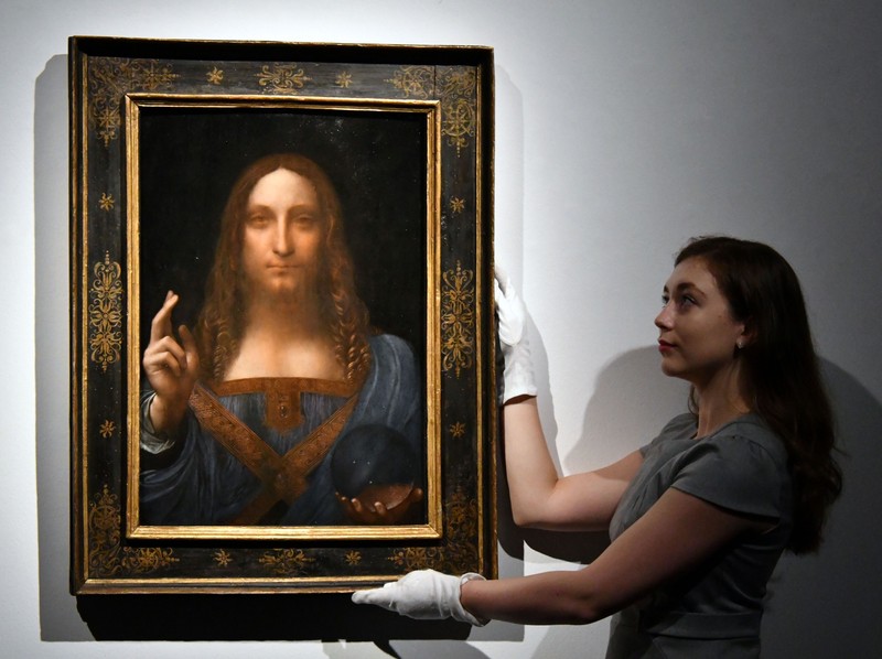 Pictura ”Salvator Mundi”, cea mai scumpă operă de artă din lume. (FOTO: HEPTA)