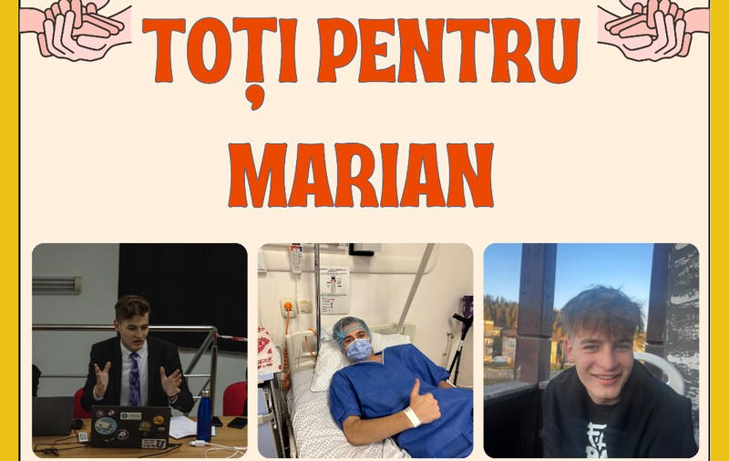 Apel umanitar: Marian Calcea are nevoie de ajutorul comunității, pentru a învinge tumora femurală