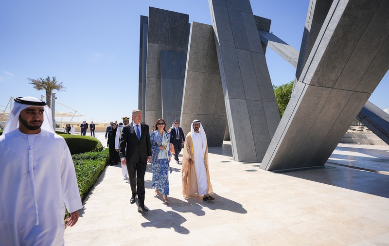 Klaus Iohannis, în Emiratele Arabe. Primele obiective turistice vizitate de președinte