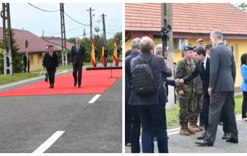 Președintele Nicușor Dan l-a primit pe regele Spaniei la Cincu, într-o întâlnire istorică