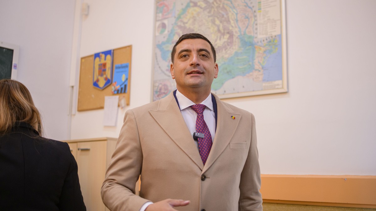 George Simion, președintele AUR.