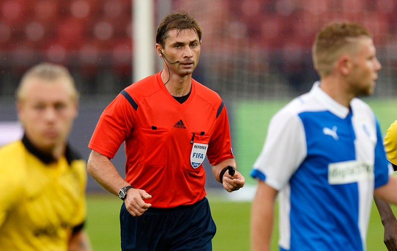 Rusul Aleksei Eskov va arbitra meciul Viktoria Plzen - Astra Giurgiu, din Liga Europa. Brigadă românească în Olanda
