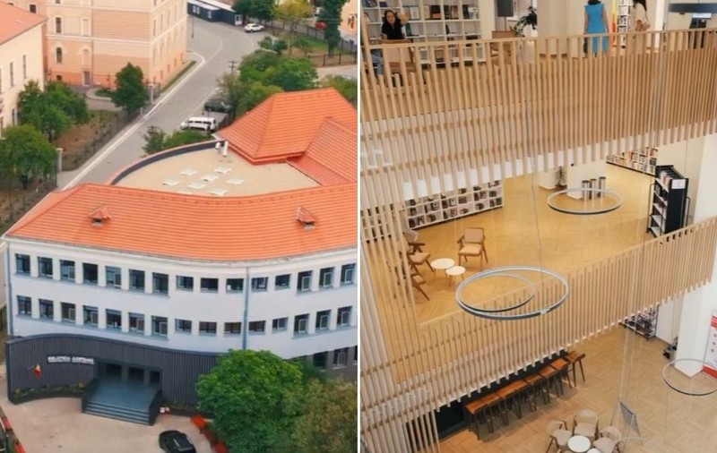 Biblioteca Județeană din Oradea, cea mai digitalizată din țară, după investiții de 28 de milioane de lei din PNRR. Modernizarea a triplat numărul de cititori