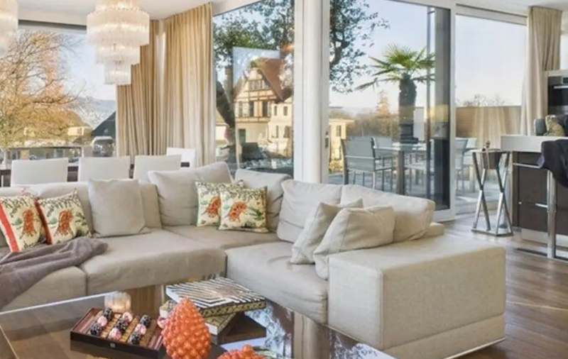 Apartament de lux în Elveția închiriat cu 19000 de euro pe lună. Sursă foto: Blick.