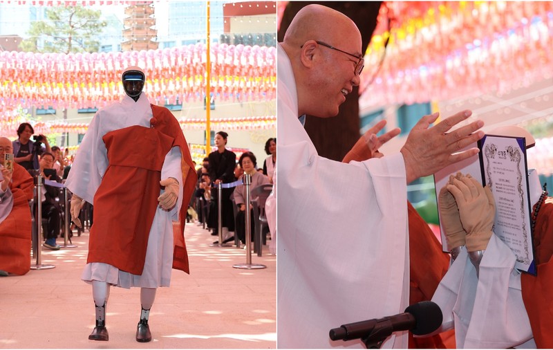 Ce a promis Gabi, primul robot călugăr care i-a jurat credință lui Buddha într-un templu din Coreea de Sud