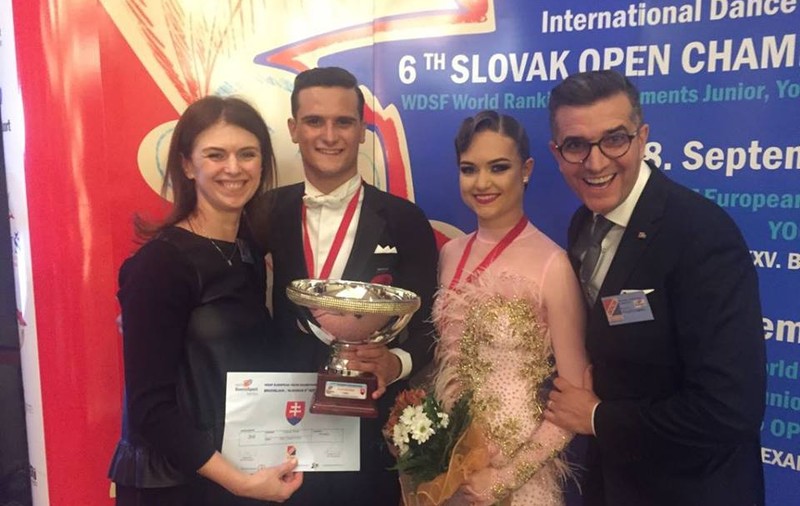 Federația Română de Dans Sportiv. Stan Tiberiu-Florin - Grigore Daria medalie de bronz la Campionatul European