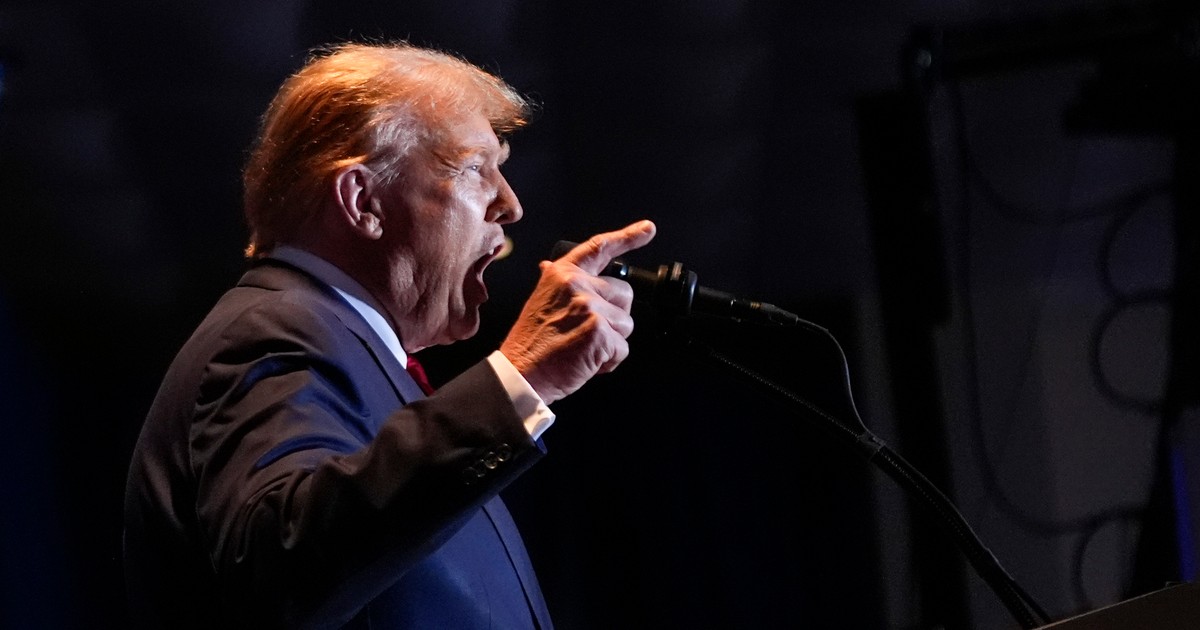 Donald Trump vorbește în timpul unei adunări republicane care a avut loc în Carolina de Sud.