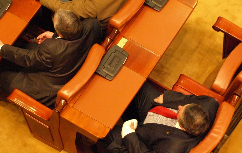 111 absenţi la prima şedinţă în Casa Poporului