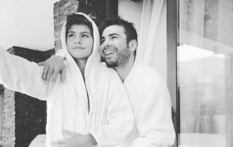 Adrian Mutu a lăsat Dinamo pe planul doi! Fiul său Mario, baschetbalist la echipa unui liceu din LA, a fost în România