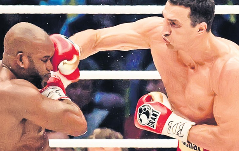 Ucraineanul Vladimir Klitschko n-a stat la discuţii cu francezul Jean-Marc Mormeck