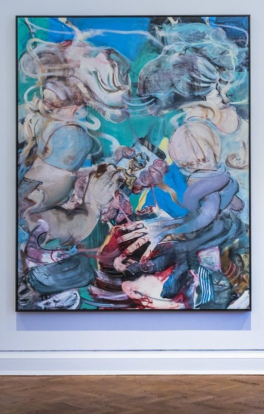 „The App”, o altă pictură din cadrul expoziției „The Fear of NOW” | Foto: Profimedia