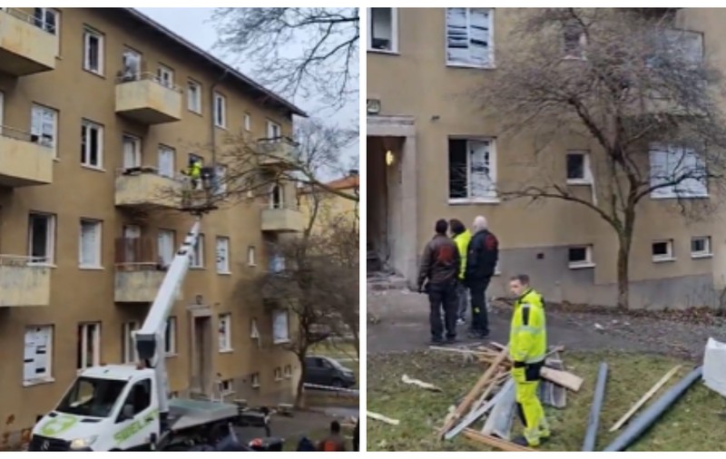Explozie într-un bloc din Stockholm. Guvernul susține întrunire de urgență pe fondul războiului dintre interlopi din capitală | VIDEO