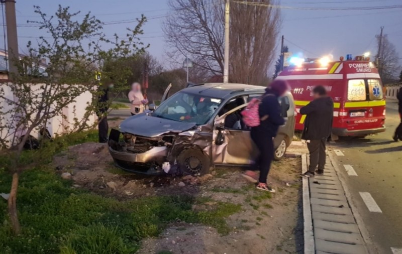 Microbuz cu 18 pasageri, implicat într-un accident, în Giurgiu. Care este bilanțul victimelor