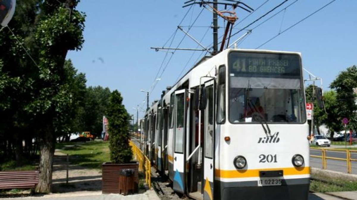 Circulația tramvaiului 41 se va relua până la 1 septembrie