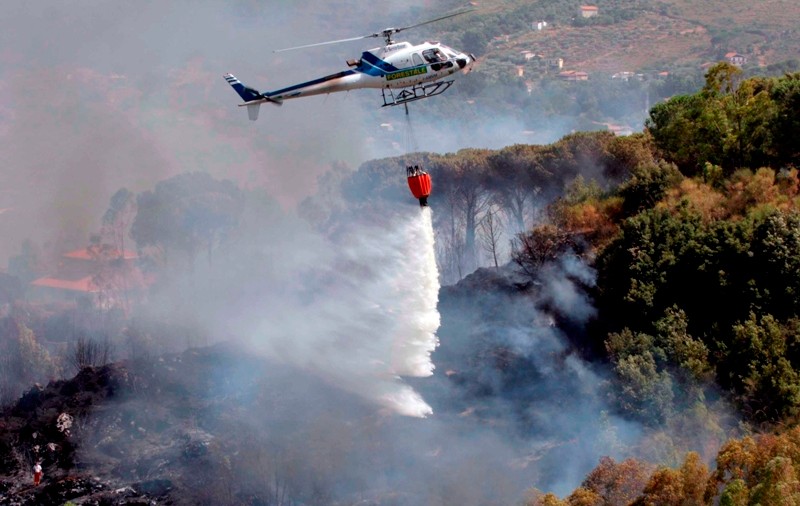 Parcul natural al muntelui Etna, în flăcări