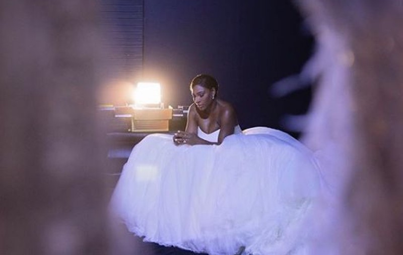Primele imagini cu Serena Williams în rochie de mireasă | FOTO și VIDEO