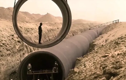 „Marele Râu Artificial”. Ce se afla sub nisipul deșertului Sahara