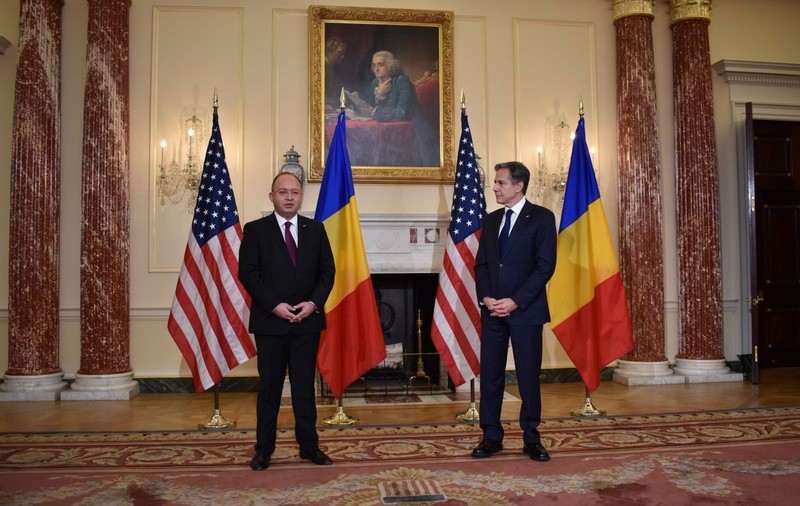 Bogdan Aurescu, după discuția cu Antony Blinken: Prezenţa militară americană în regiune trebuie crescută, nu doar în România