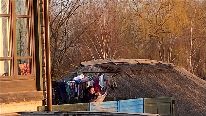 Pensiunea unde sunt cazați refugiații